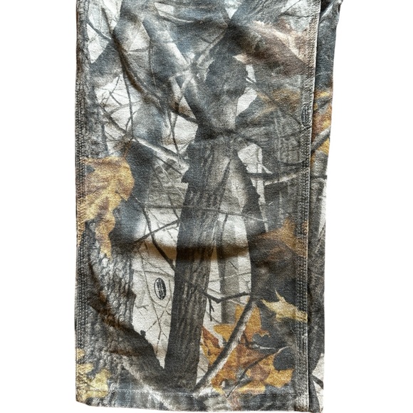 Vintage Carhartt Men's Real Tree Camo Dungaree Carpenter Jeans Size 42x32 - Picture 8 of 8